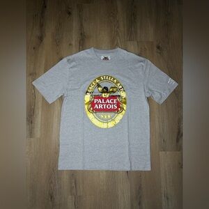Palace x Stella Artois Coaster ‘Grey Marl’ T-Shirt